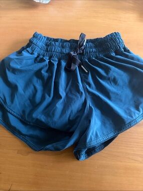 lululemon athletica Deep Teal Runner Shorts
